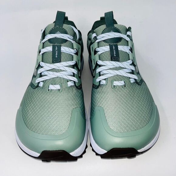 ALTRA WOMENS LONE PEAK 7 GREEN COMFORTABLE ATHLETIC TRAINING SNEAKERS SIZE 8B - Picture 2 of 5